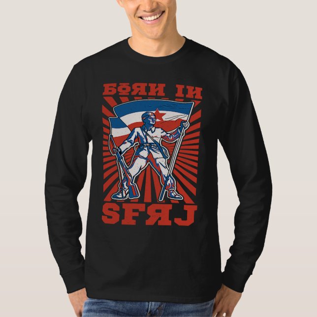 Camiseta Yugoslavija Jugo Jebiga Tito Balkan SFRY Yugoslavi (Frente)