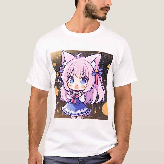 Camiseta Yui Mizuki Anime Waifu (Frente)