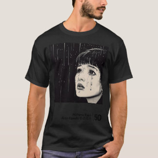 Camiseta Yukio Mishima Ai no Kawaki Estilo Mínimo Gráfico A