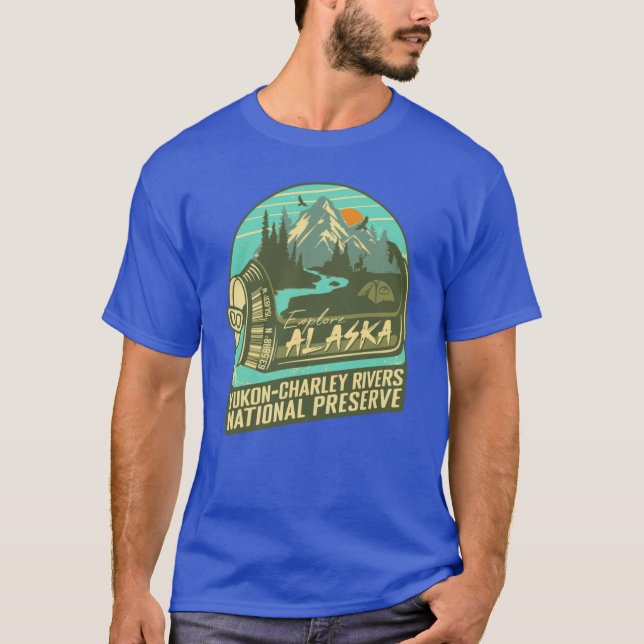 Camiseta YukonCharley Rivers National Preserve Alaska (Frente)