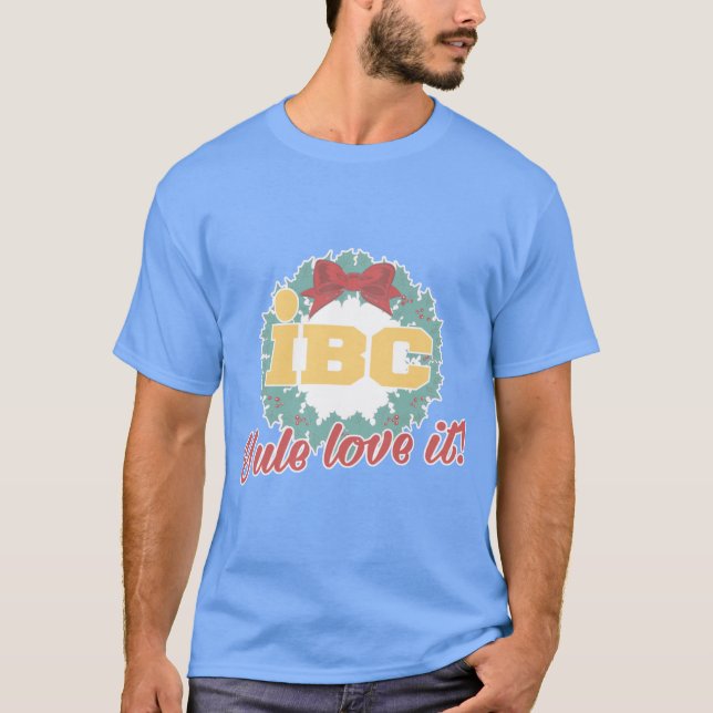 Camiseta Yule Love It Christmas design (Frente)