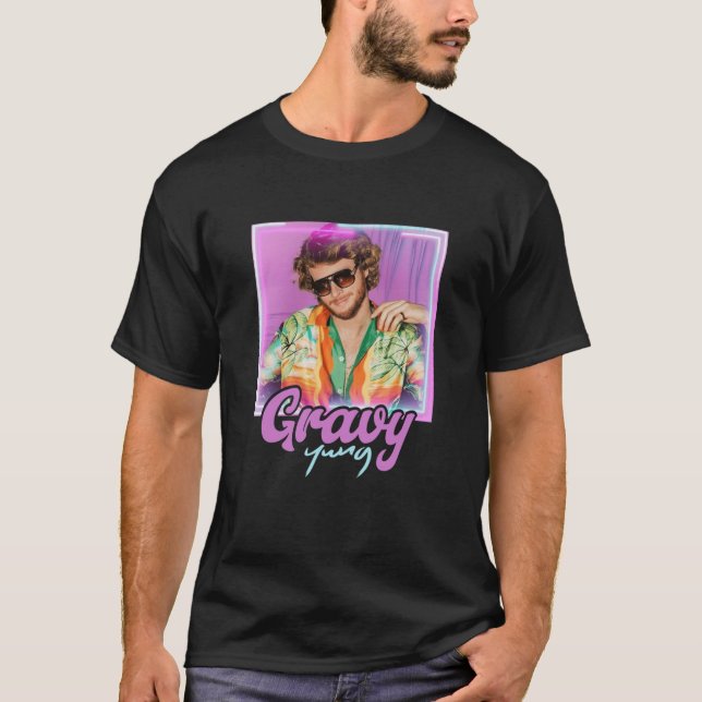 Camiseta Yung Gravy presente amigos vintage retrô (Frente)