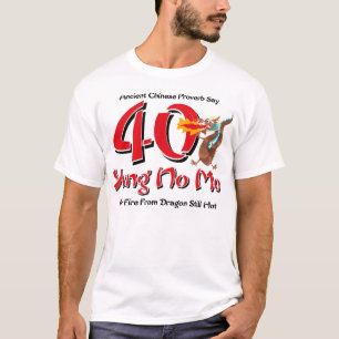 Camiseta Yung nenhum aniversário de 40 anos do Mo
