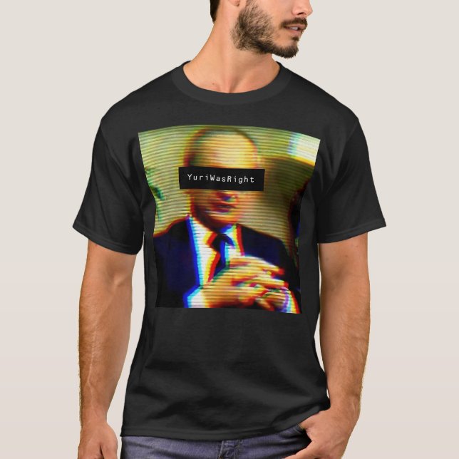Camiseta Yuri Bezmenov - Yuri estava certo (Frente)