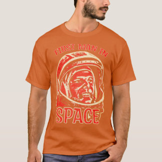 Camiseta Yuri Gagarin Primeiro Homem No Espaço