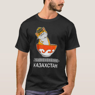 Camiseta Yurta República do Cazaquistão Bandeira do Cazaqui