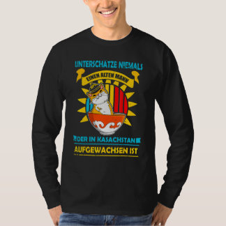 Camiseta Yurta República do Cazaquistão Qazaqstan bandeira