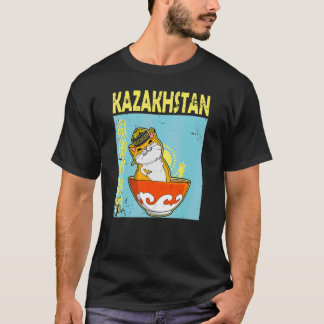 Camiseta Yurta República do Cazaquistão Qazaqstan bandeira