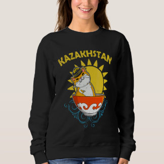 Camiseta Yurta República do Cazaquistão Qazaqstan bandeira