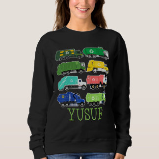 Camiseta Yusuf Trash Truck For Kids Collector Ecologist Gar