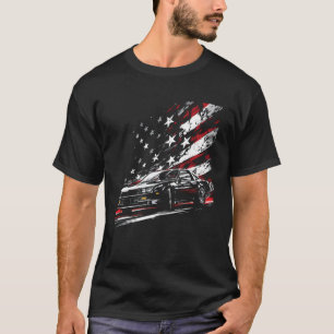 Camiseta Z americano patriótico muscle car IROC Z dos anos 