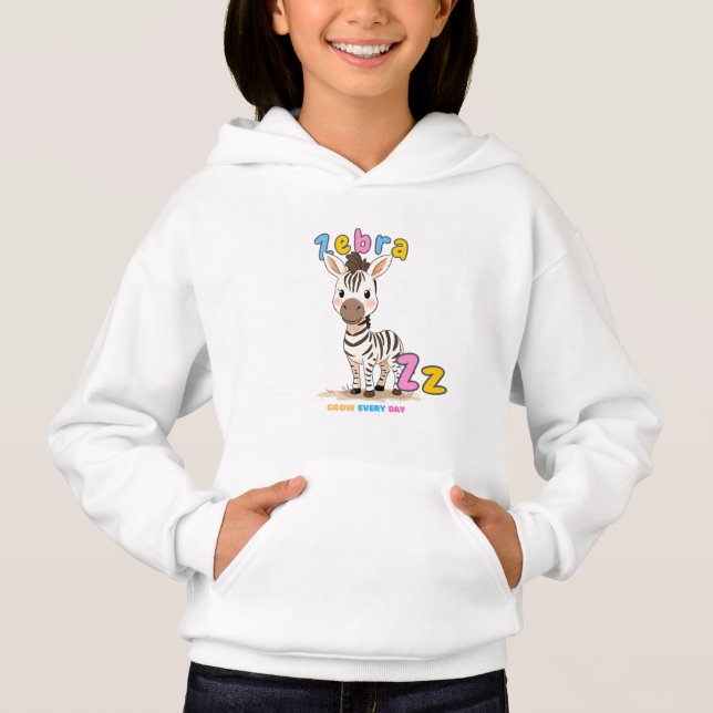 Camiseta “Z é de Zebra” Alfabeto – Cresça Todos os (Frente)