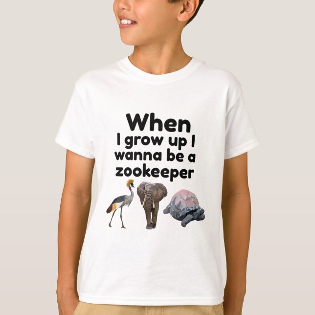 Camiseta Z é para Zookeeper (Frente)