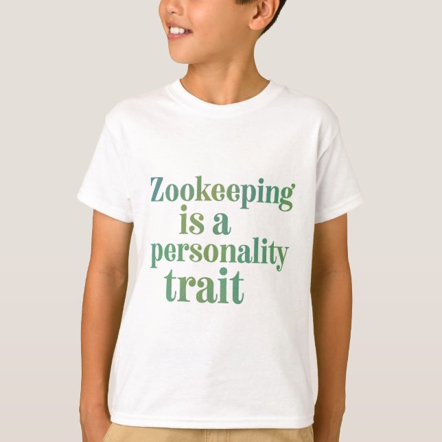 Camiseta Z é para Zookeeper (Frente)