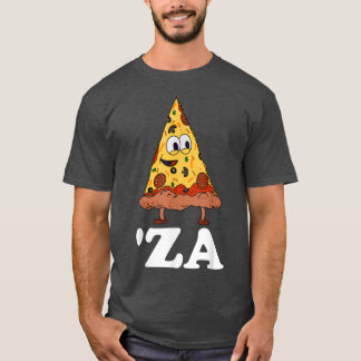 Camiseta Za Pizza Slang 'Za - Fatia Engraçada de Pizza Abbr