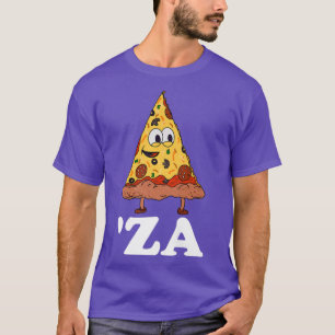 Camiseta Za Pizza Slang za Funny Slice Of Pizza Abbreviati