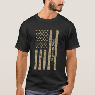 Camiseta Zaatar Spice Blend Middle Eastern Desert Camo Dist