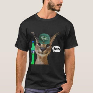 Camiseta Zabloing Big Floppa Cat Meme Spirte