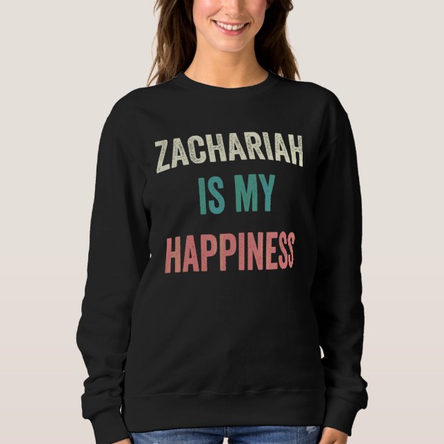 Camiseta Zacarias É Minha Felicidade (Frente)