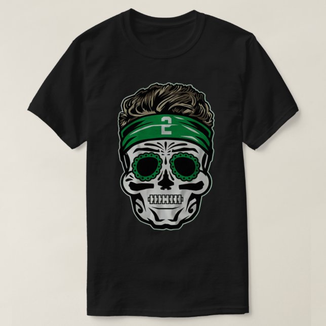Camiseta Zach Wilson sugar skull     (Frente do Design)