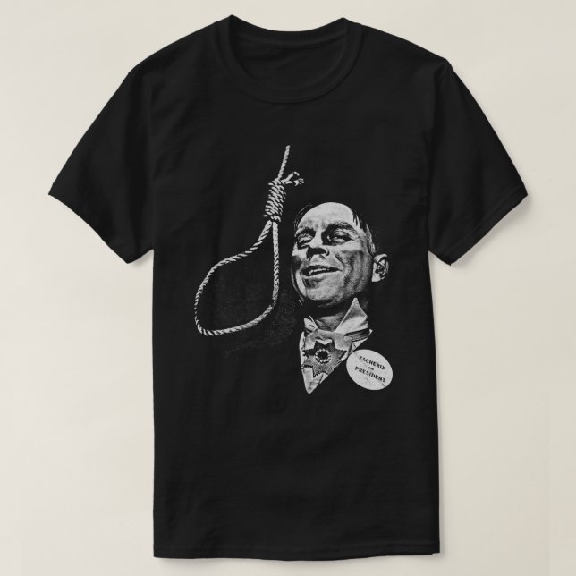 Camiseta Zacharly para Vintage 60s Horror (Frente do Design)