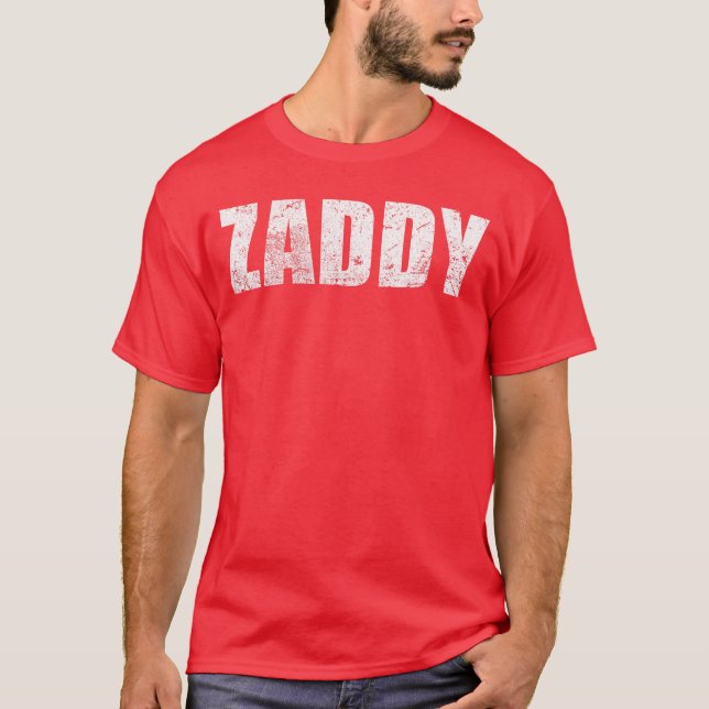 Camiseta Zaddy boyfriend retro (Frente)