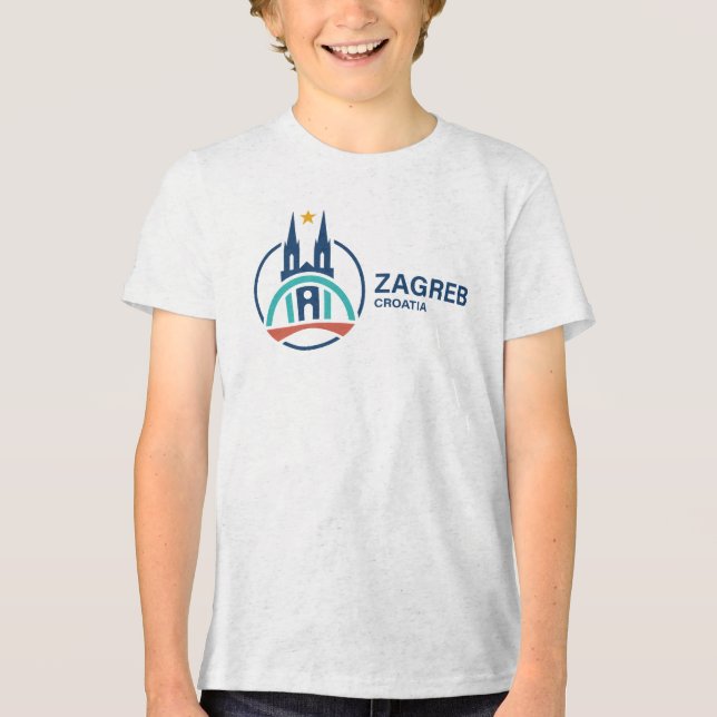 Camiseta Zagreb Croácia Europa (Frente)