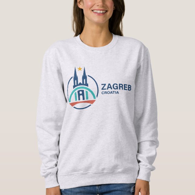 Camiseta Zagreb Croácia Europa (Frente)