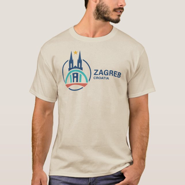 Camiseta Zagreb Croatia Europe (Frente)