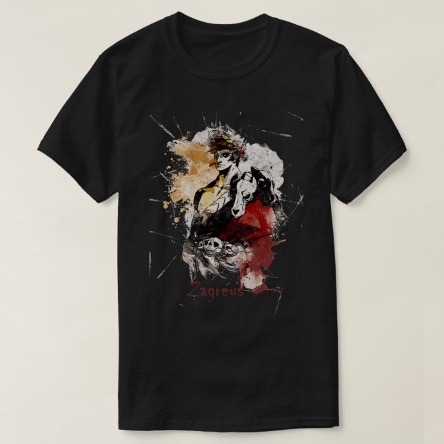 Camiseta Zagreus - Pintura Hades (Frente do Design)