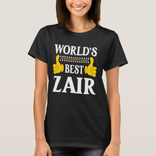 Camiseta Zair Personal Name Funny First Name World's Best Z