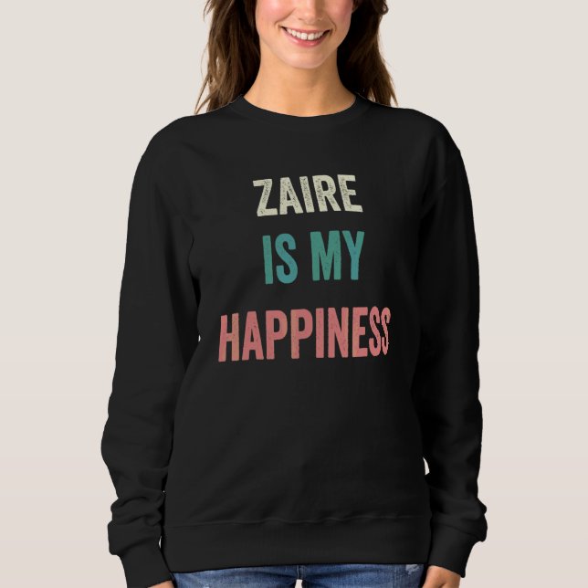 Camiseta Zaire É Minha Felicidade (Frente)