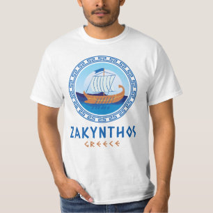Camiseta Zakynthos, Grécia de navio grego