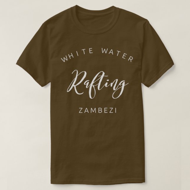 Camiseta Zambezi White Water Rafting (Frente do Design)