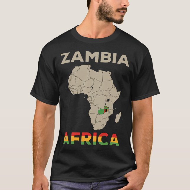 Camiseta Zâmbia-África (Frente)