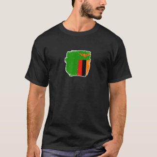 Camiseta Zâmbia Bandeira Orgulhosamente Zambiana 2