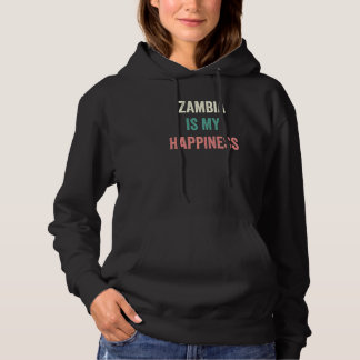 Camiseta Zâmbia É Minha Felicidade