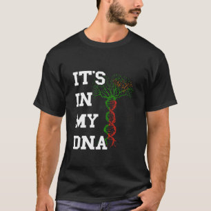 Camiseta Zâmbia Está No Meu DNA Orgulho Zambiano Bandeira D