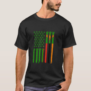 Camiseta Zâmbia EUA América Punho Zâmbiano Bandeira Orgulho