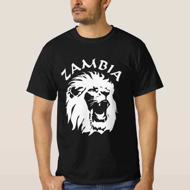 Camiseta Zambia Lion (Frente)