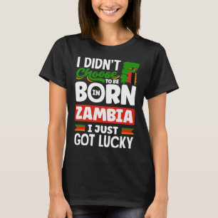 Camiseta Zâmbia, Zâmbia, Bandeira Zambiana, que acabei de t