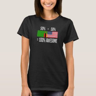 Camiseta Zambian Roots Zâmbia Prêmio Americano Zambiano
