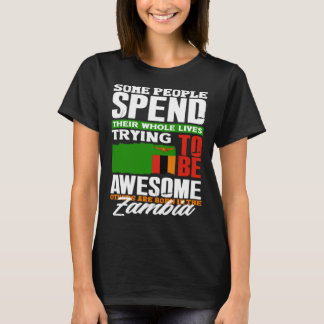 Camiseta Zambiano Zâmbia Bandeira Zambiana Citação