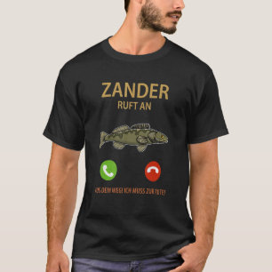 Camiseta Zander Fogosch Pescador Humor de Pesca