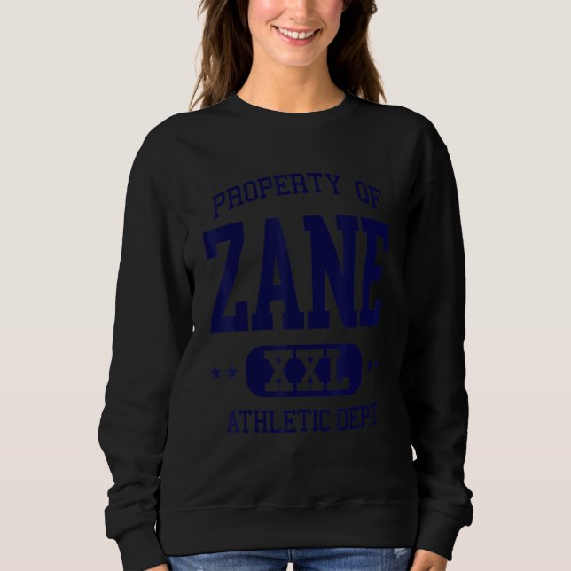 Camiseta Zane Retro Athletic Property Dept (Frente)
