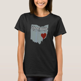 Camiseta Zanesville Ohio OH Cidade Estado EUA Lembrancinha