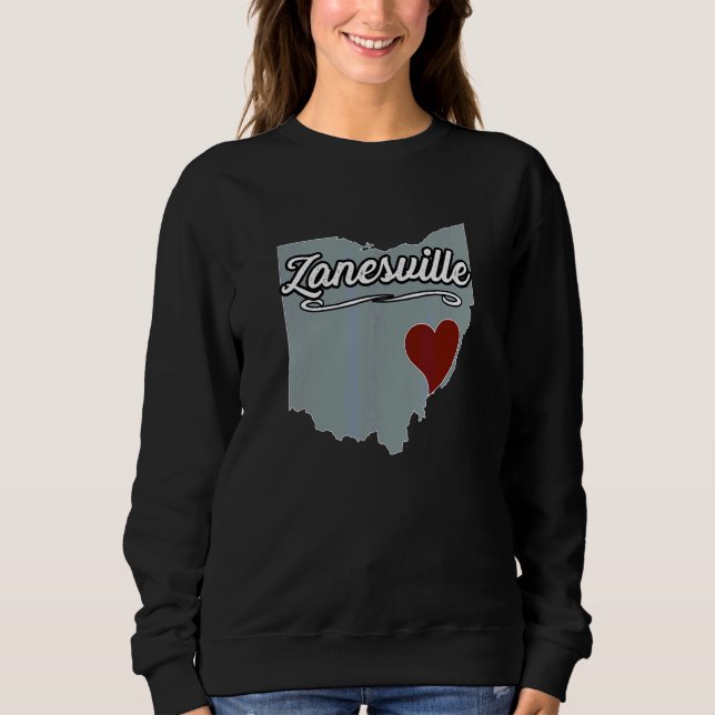Camiseta Zanesville Ohio OH Cidade Estado EUA Lembrancinha  (Frente)