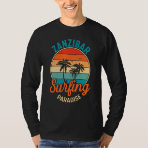 Camiseta Zanzibar Navegando na Tanzânia Palm Beach Paradise