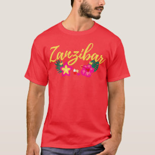 Camiseta Zanzibar Tanzânia Africa Tropical