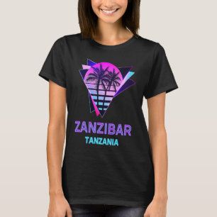 Camiseta Zanzibar Tanzânia anos 80 Palmeira Retro Vintage L